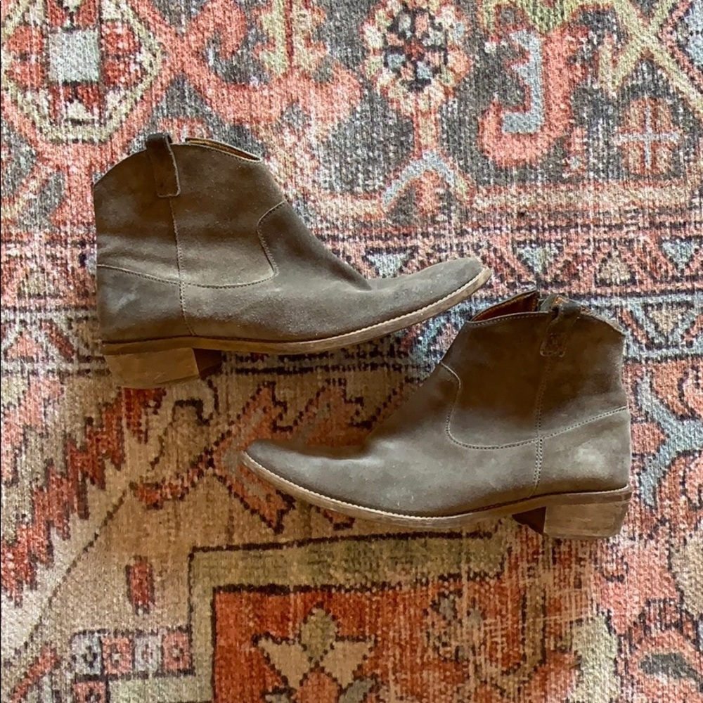 Madewell Suede Booties